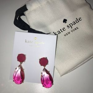 Kate Spade teardrop gradient earrings